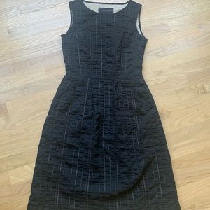 Elizabeth Roberts black A line dress blaxk sz small S